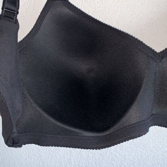 NWT Adore Me Johanna Demi Smooth Contour Wireless Bra Jet Black Plus Sz 44DD - Picture 5 of 7